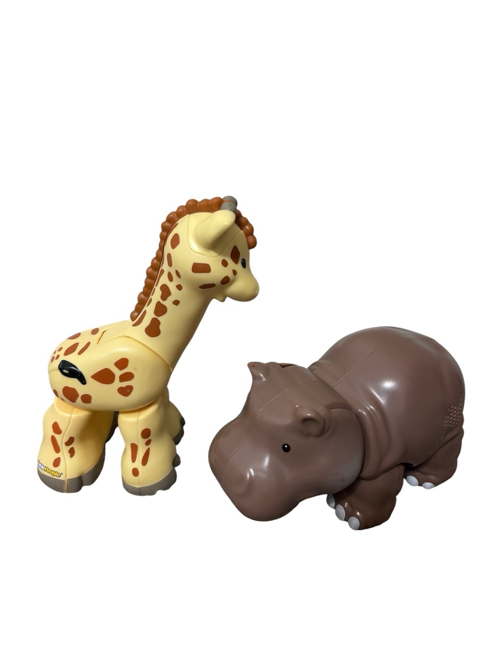 Fisher-Price Little People Large Giraffe & Hippo Big Animal Zoo